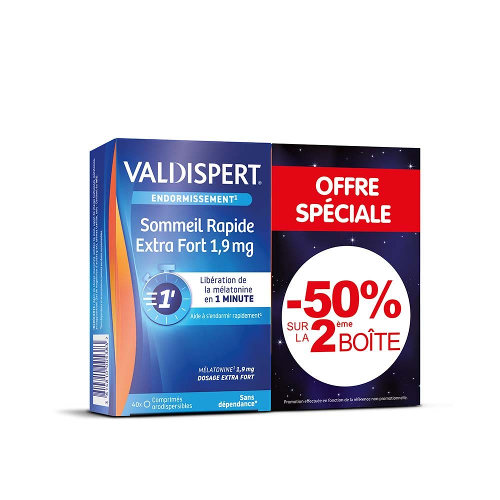 Valdispert Mélatonin 1.9mg Special Shifted Hours 80 tablets