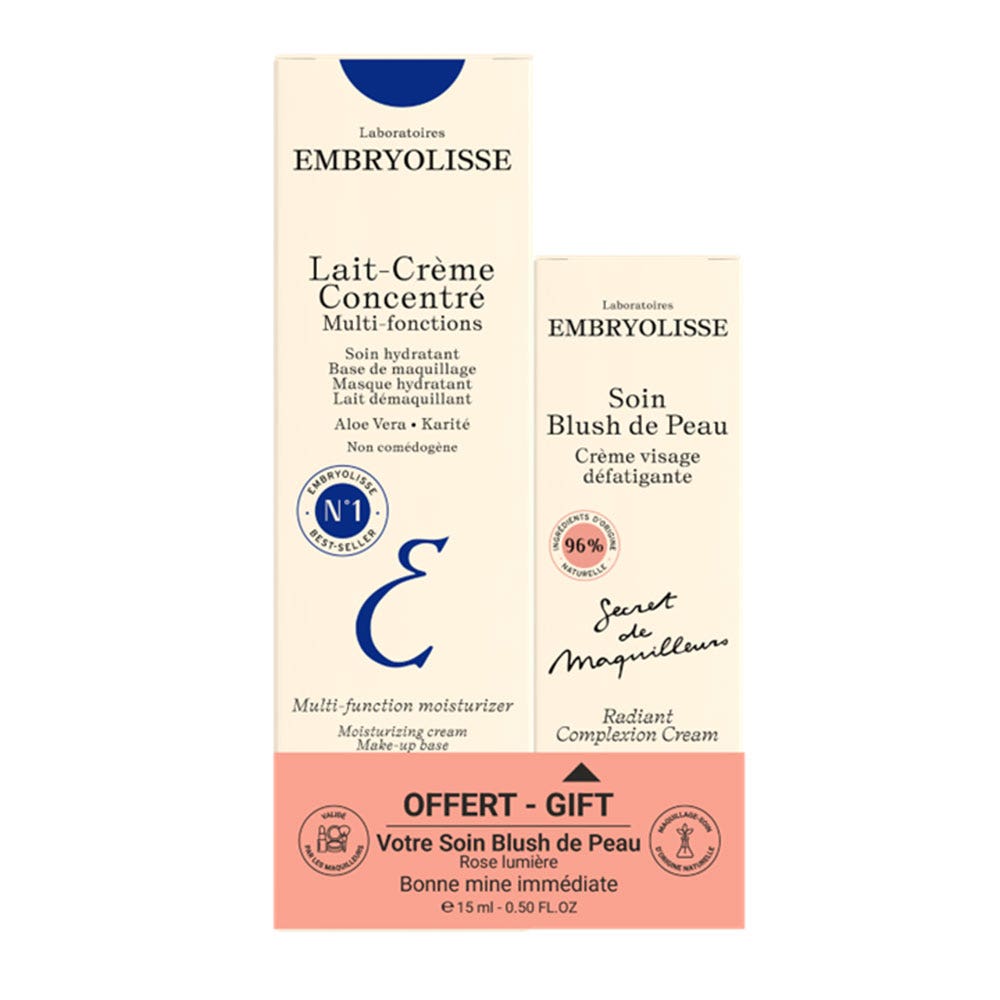 Embryolisse Hydrating Concentrated cream milk + complimentary luminous rose skin-blush care