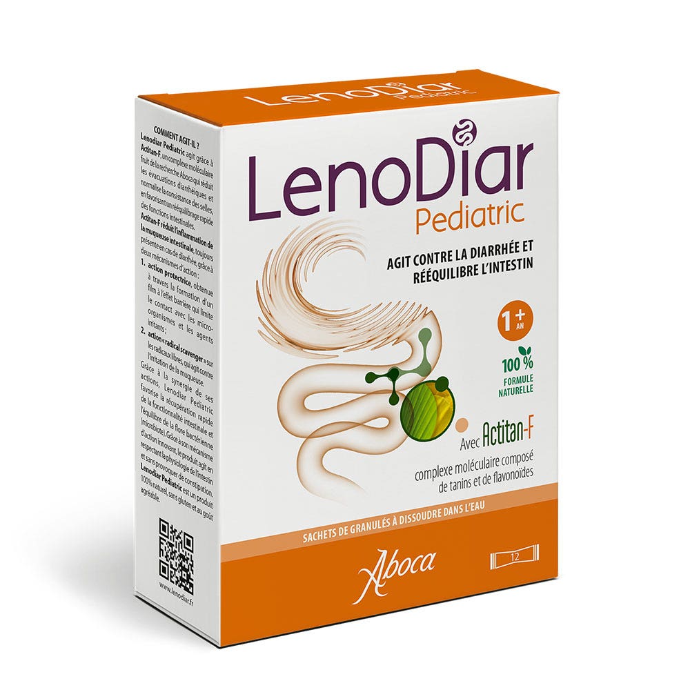 Aboca Gastro-intestinal Lenodiar Pediatrics 12 sachets