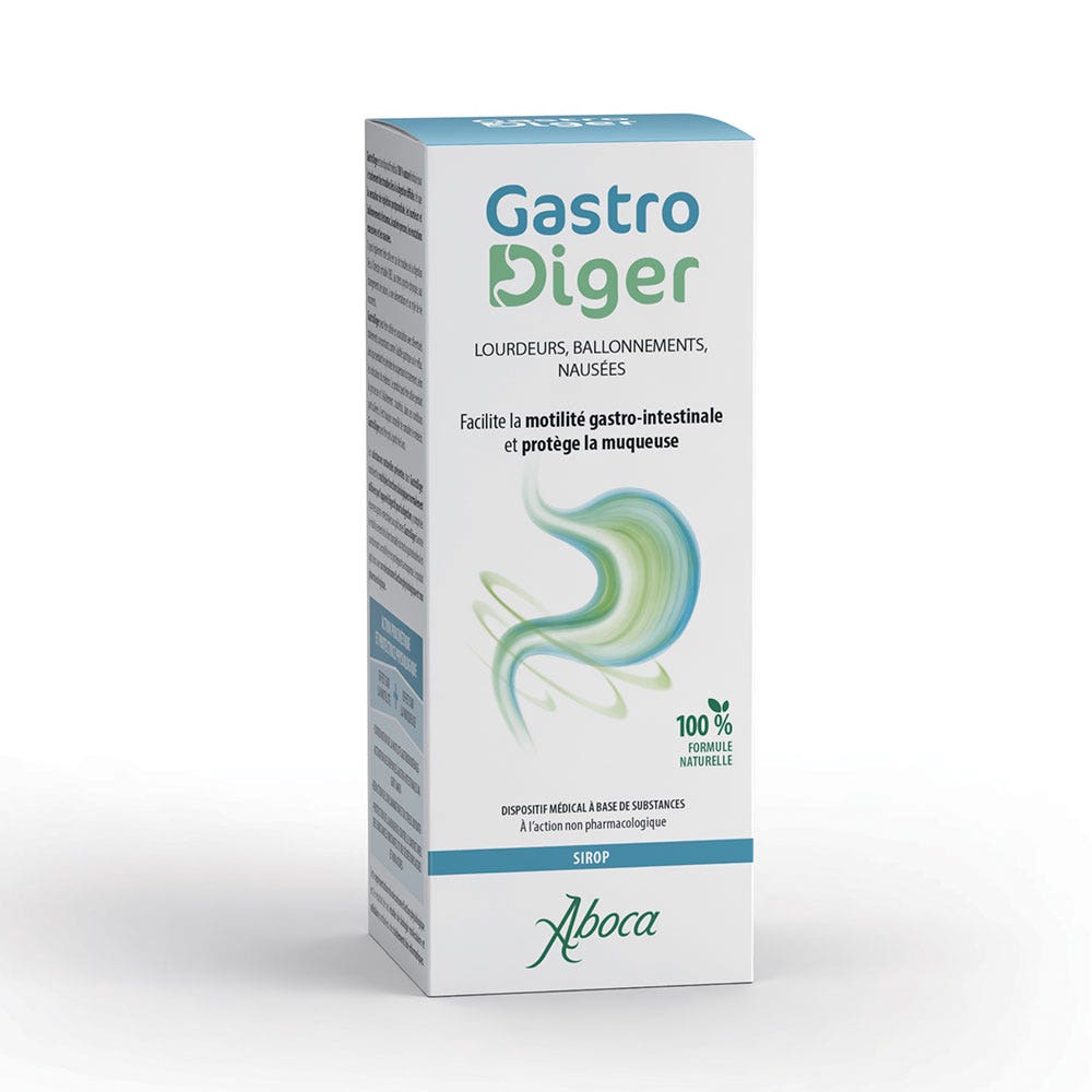 Aboca Gastrodiger syrup for heaviness, bloating and nausea 180 g