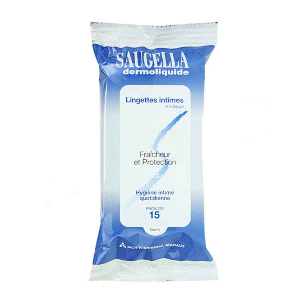 Lingettes Intimes Saugella - Lot De 10, Douces Et Résistantes Pour Une Hygiène Quotidienne