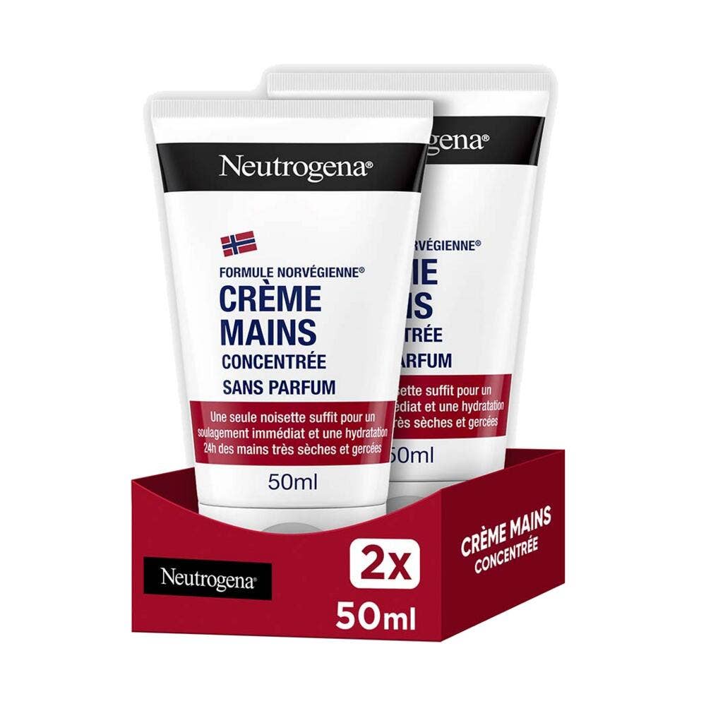 Neutrogena Concentrated moisturising hand cream for very dry skin 2 x 50 ml