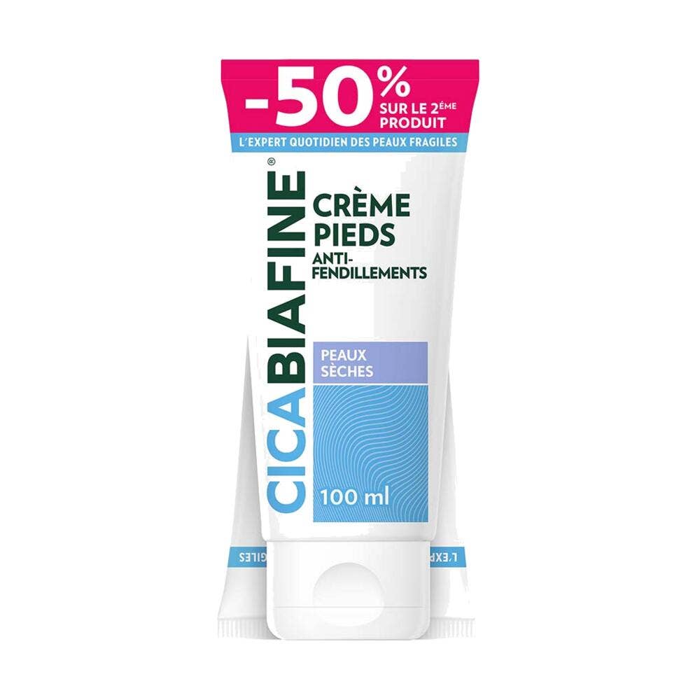 Cicabiafine Anti-Cracking Dry Feet Cream 2x100ml
