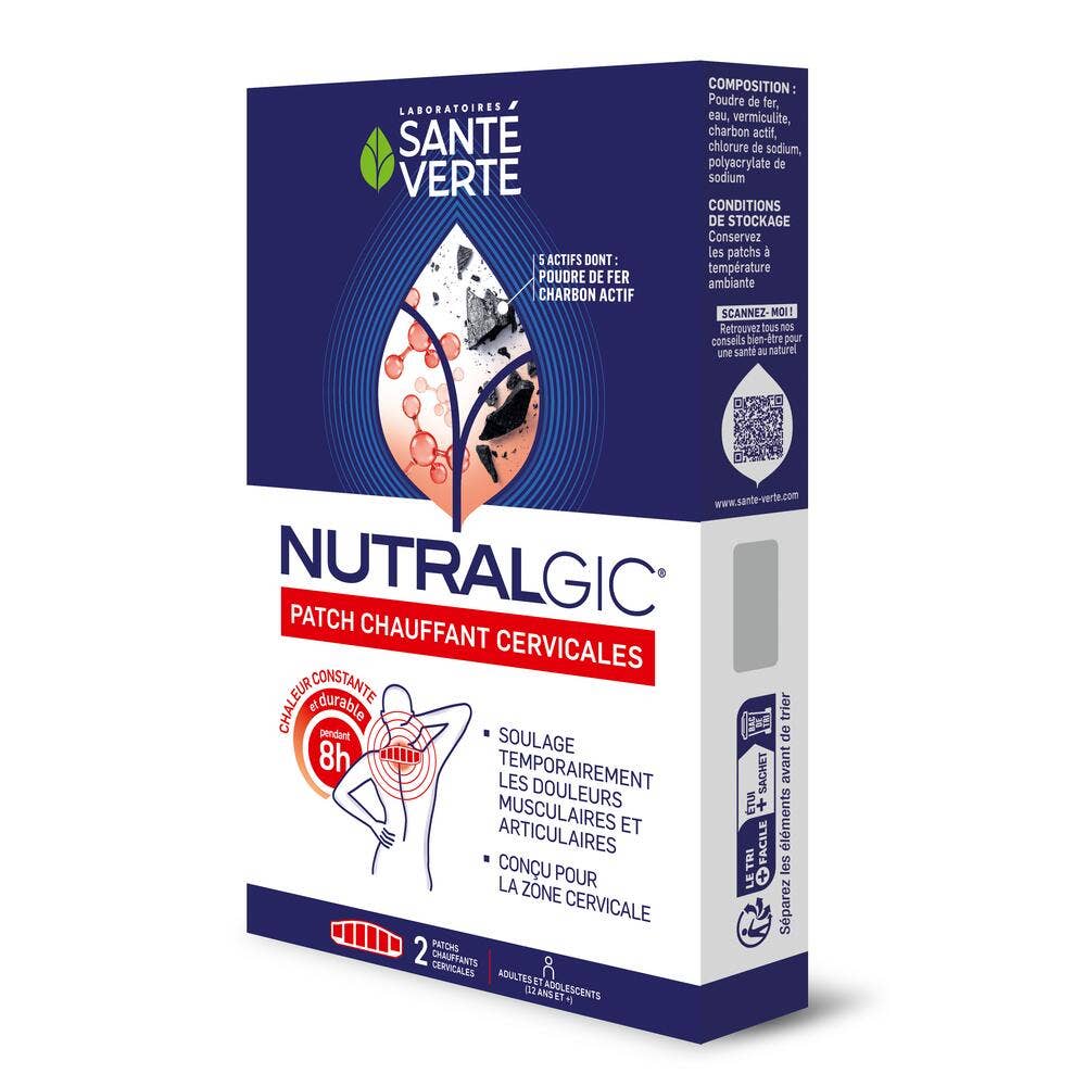 Sante Verte Nutralgic Heated neck patch x 2