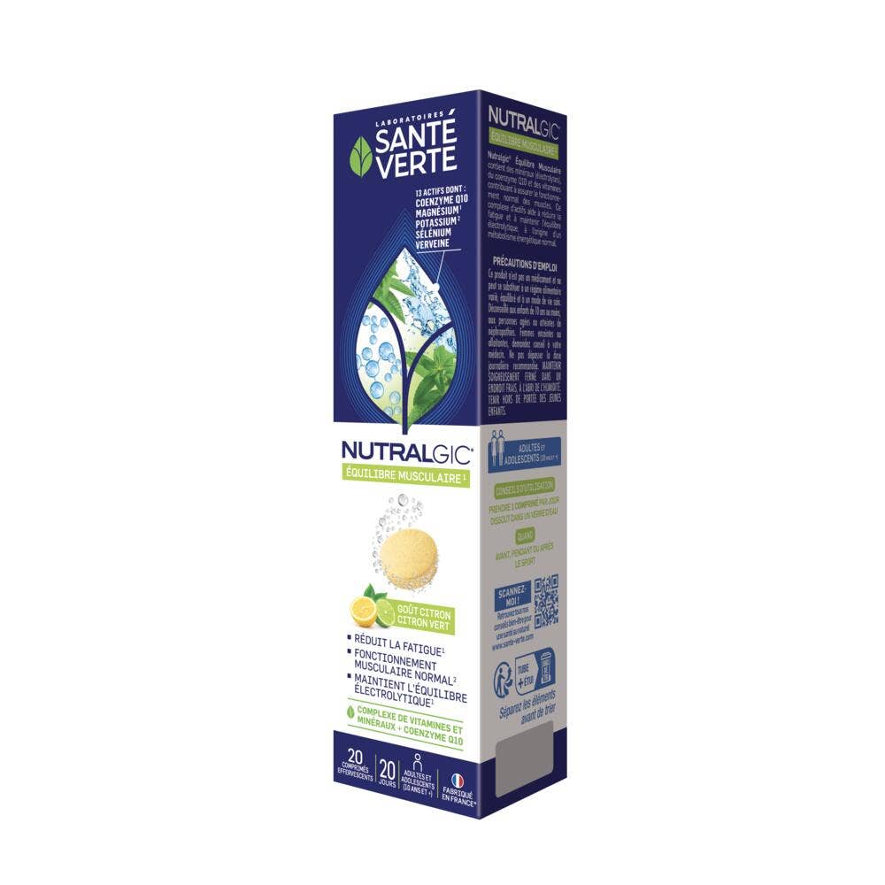 Sante Verte Nutralgic Muscle balance 20 effervescent tablets
