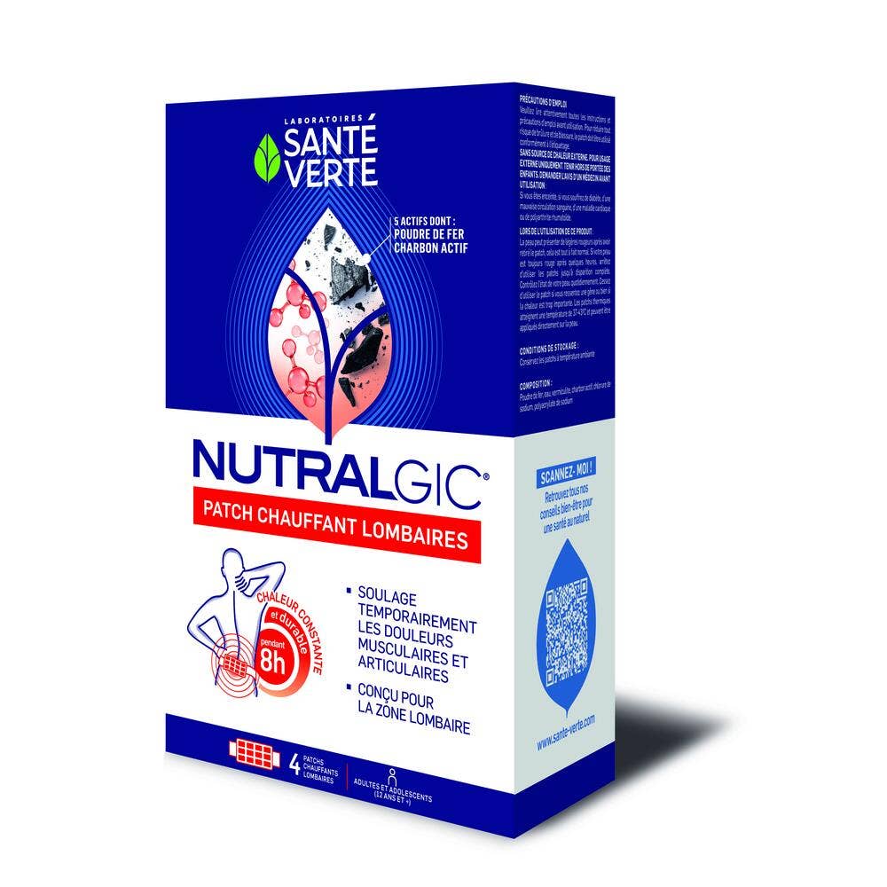 Sante Verte Nutralgic Heat patch for the neck x 4