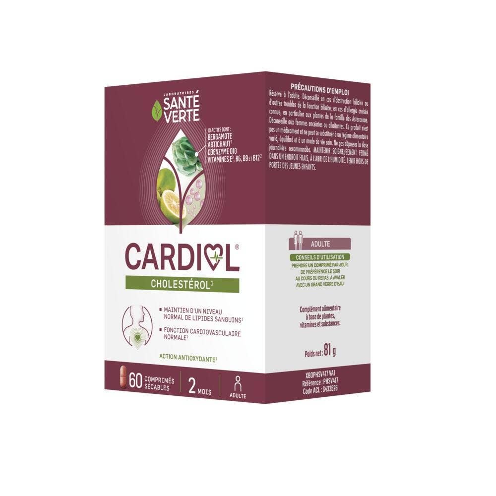 Sante Verte Cardiol Cholesterol 60 tablets