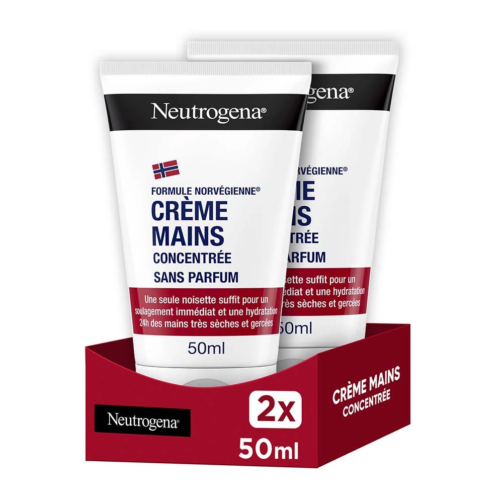 Neutrogena Concentrated moisturising hand cream for very dry skin 2 x 50 ml