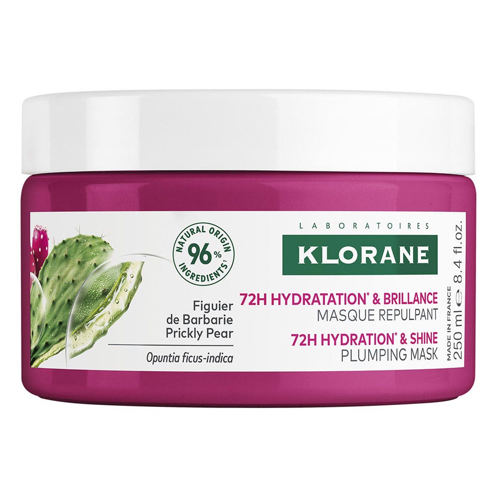 Klorane Figuier de Barbarie 72-hour plumping Masks Hydration &amp; Shine 250ml
