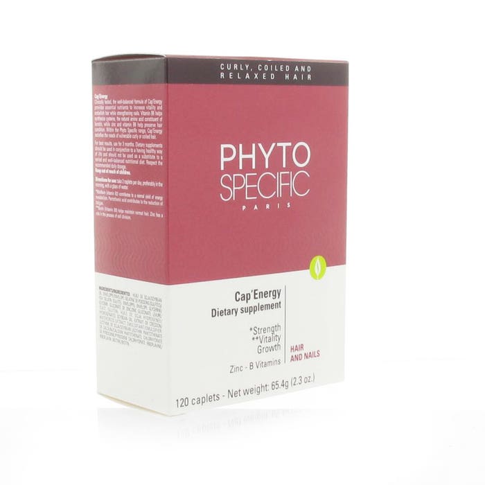 Phyto Phytosolba Phytospecific Cap Energy X 120 Capsules Hair And Nails