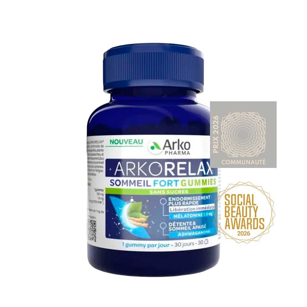 Arkopharma Arkorelax Sommeil forte ashwagandha melatonin 1.9 mg 30 sugar-free gummies