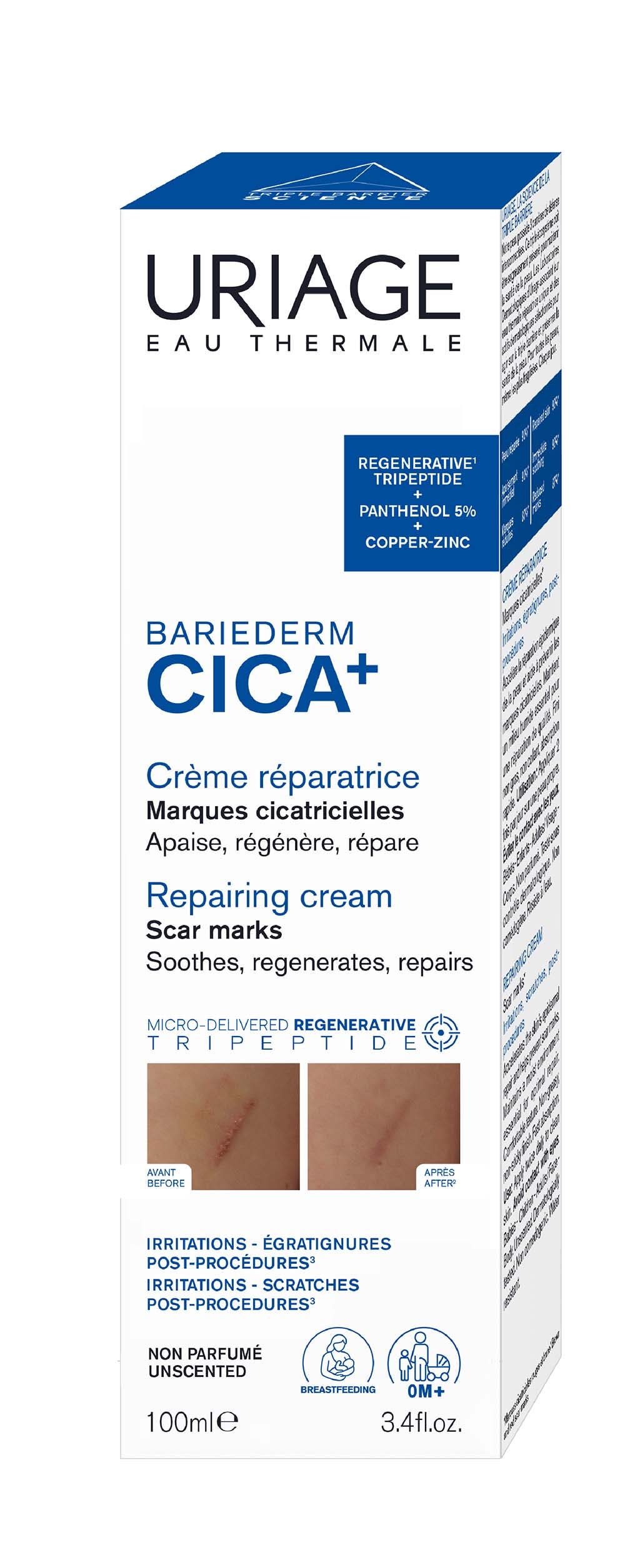 Uriage Bariéderm-Cica+ Repair Cream fragile skin 100 ml