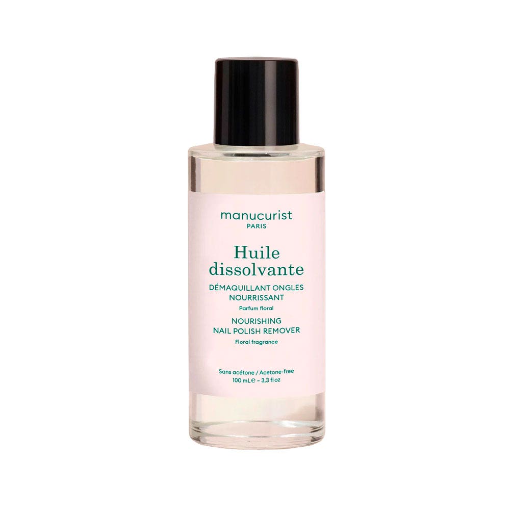 Manucurist Green Nail polish remover oil acetone-free with a floral fragrance 100 ml