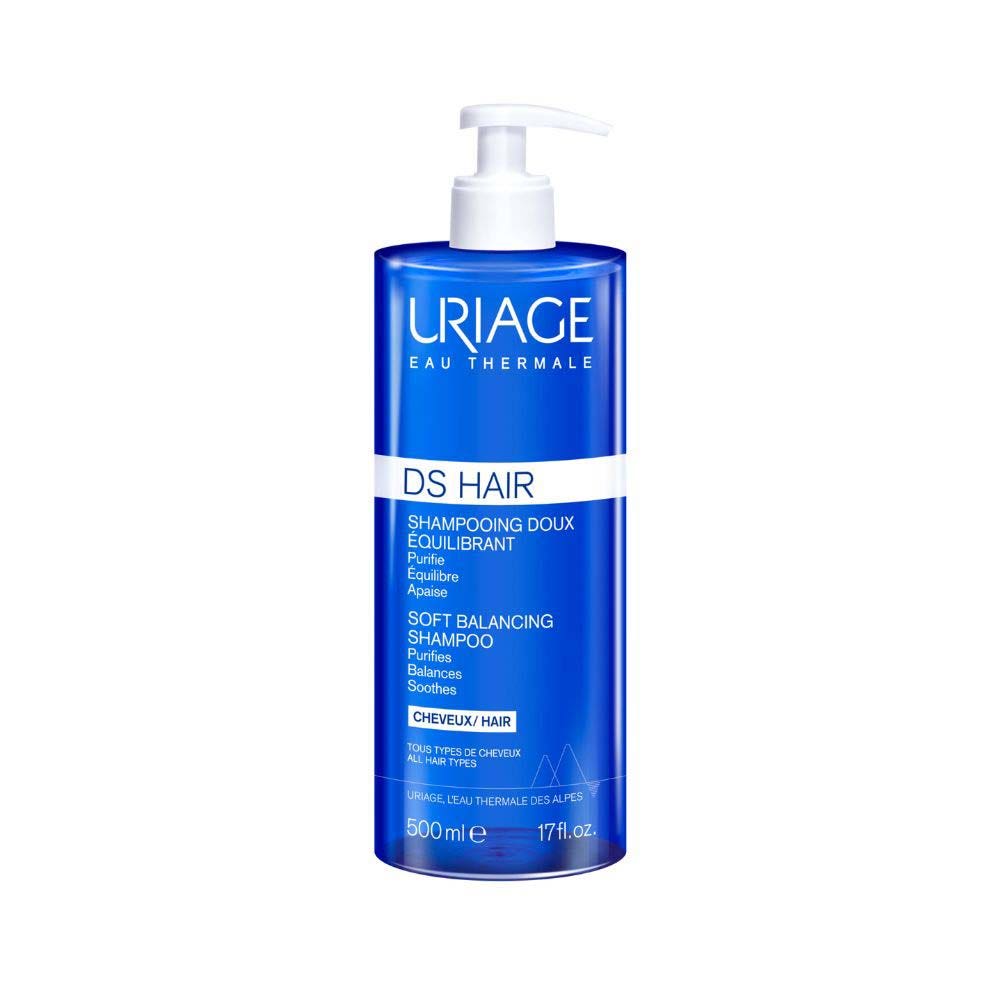 Uriage D.S Gentle balancing shampoo gentle balancing formula for all hair types 500 ml