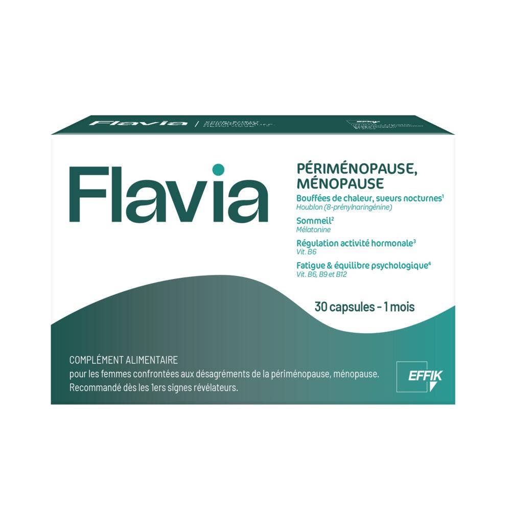Effik Flavia for perimenopause and menopause 30 capsules