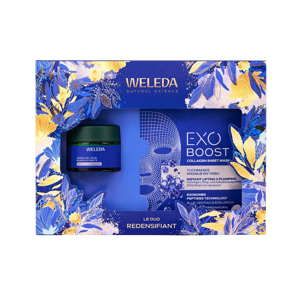 Weleda Gentian face cream and mask gift set