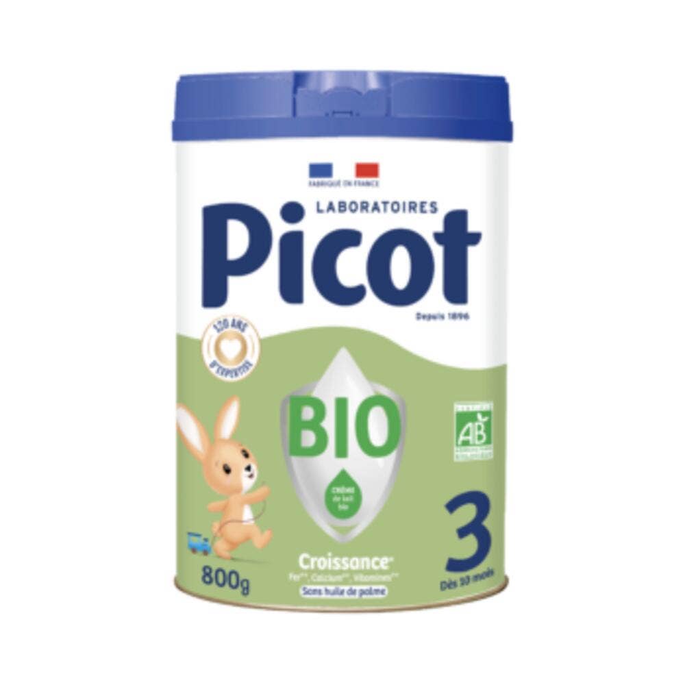 Picot Growth milk powder 10 months to 3 years organic 800 g