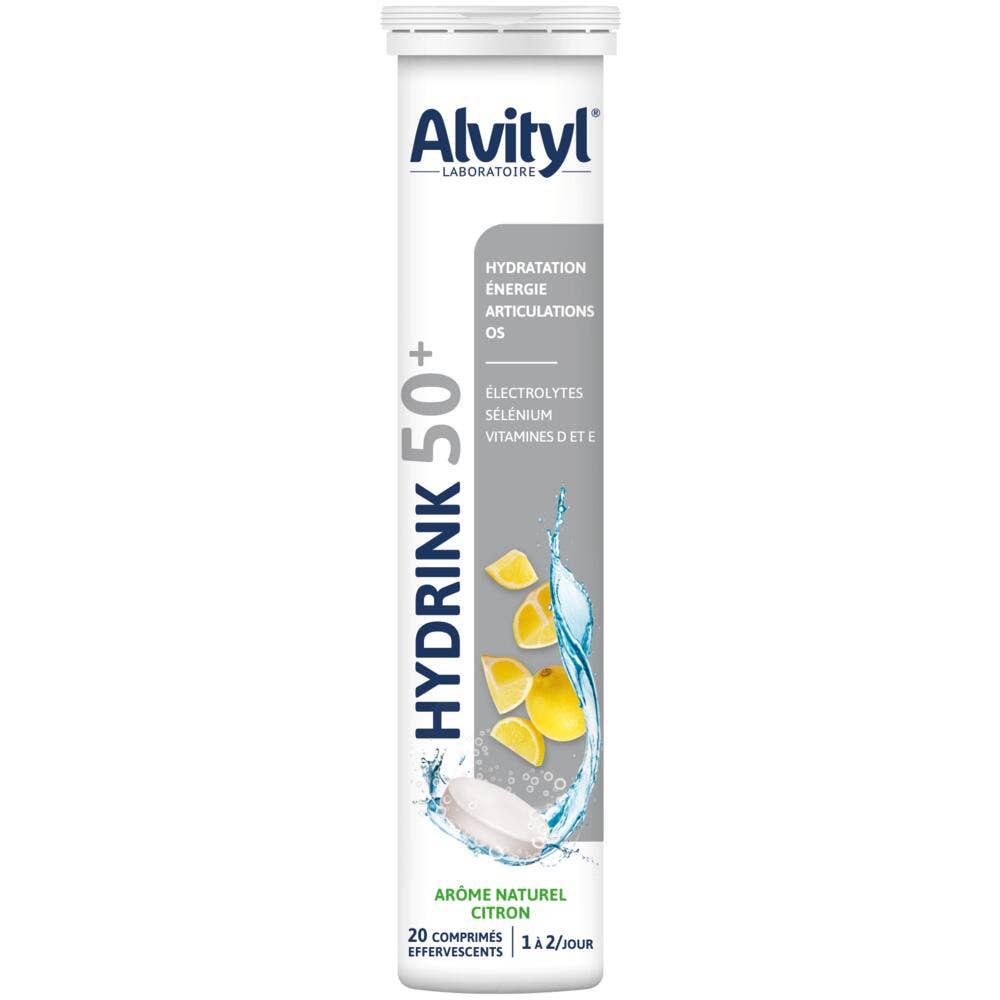 Alvityl Hydrink 50 plus 20 effervescent tablets