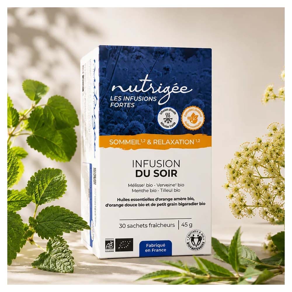 Nutrigée Organic evening infusion 30 sachets