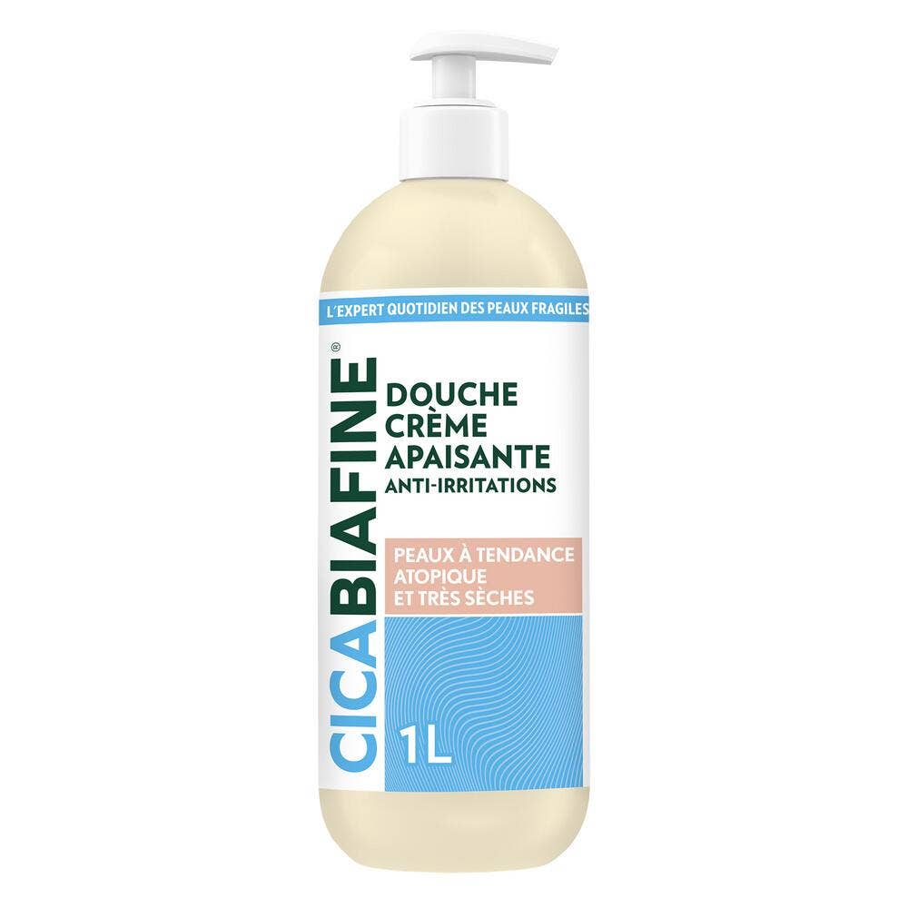 Cicabiafine Anti-Irritation Moisturizing Shower Cream Peaux Très Sèches 1L