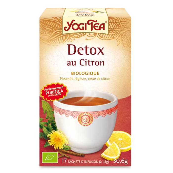 Detox Lemon 17 Bags Yogi Tea