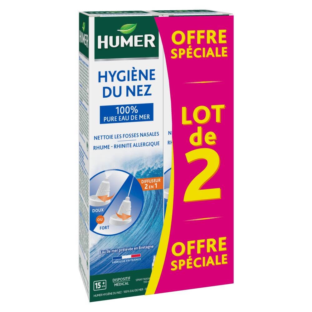 Humer Isotonic Seawater Adults 2x150ml