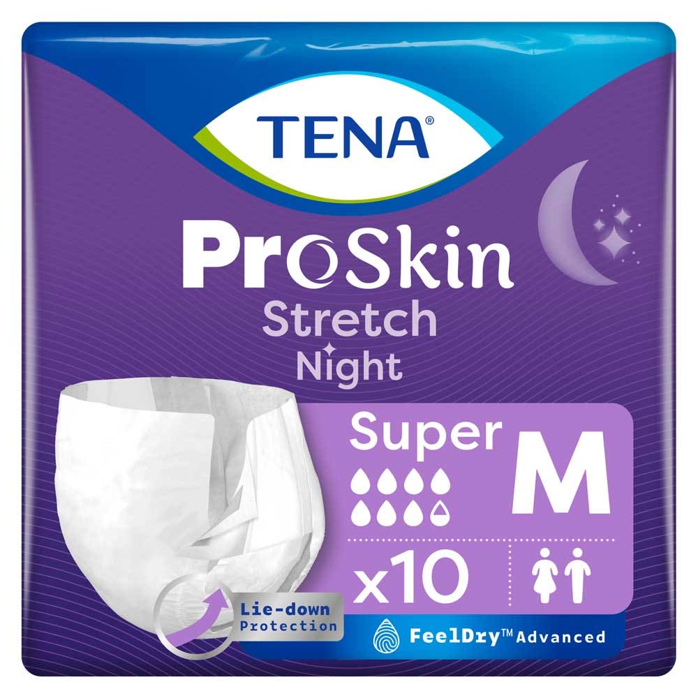 Tena Proskin Stretch absorbent pants for urinary leaks night