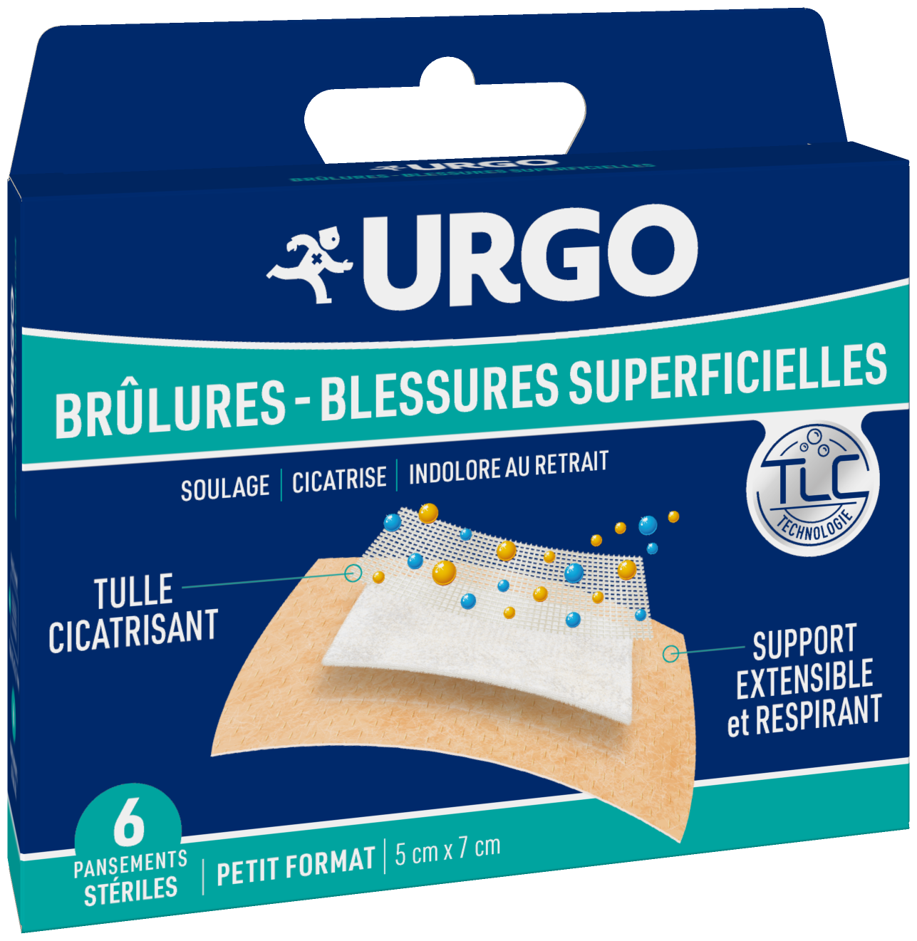 Urgo Superficial Wounds And Burns Bandages 5x7cm x6
