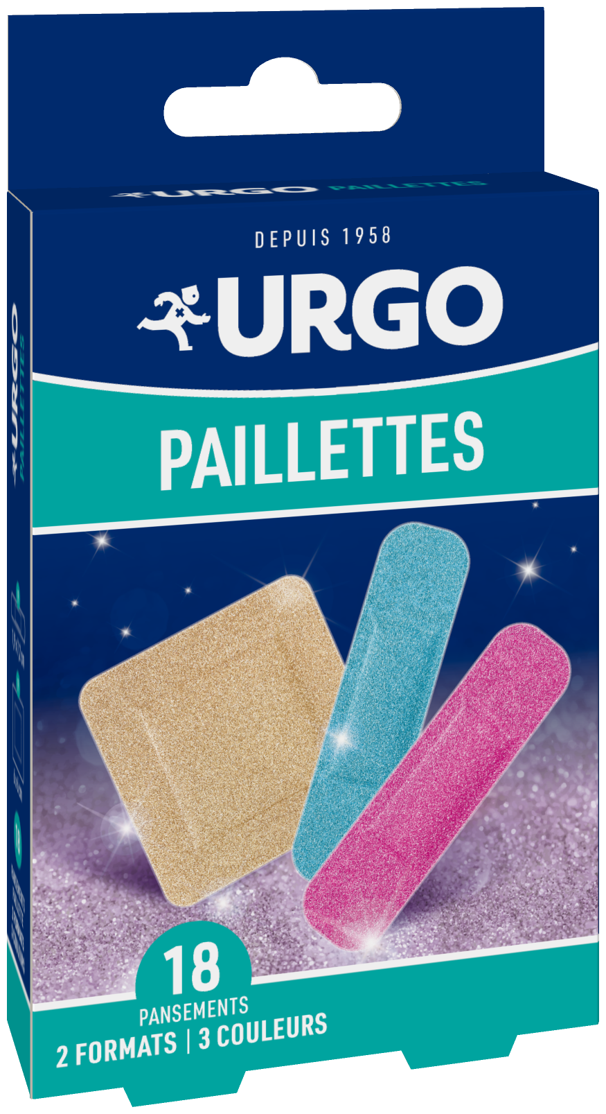 Urgo Glitter Plasters 2 Sizes x18