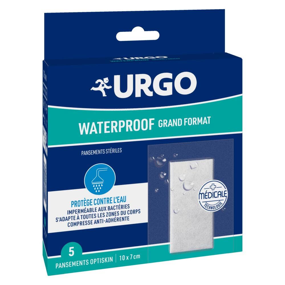 Urgo Optiskin Waterproof Plasters X5 x5