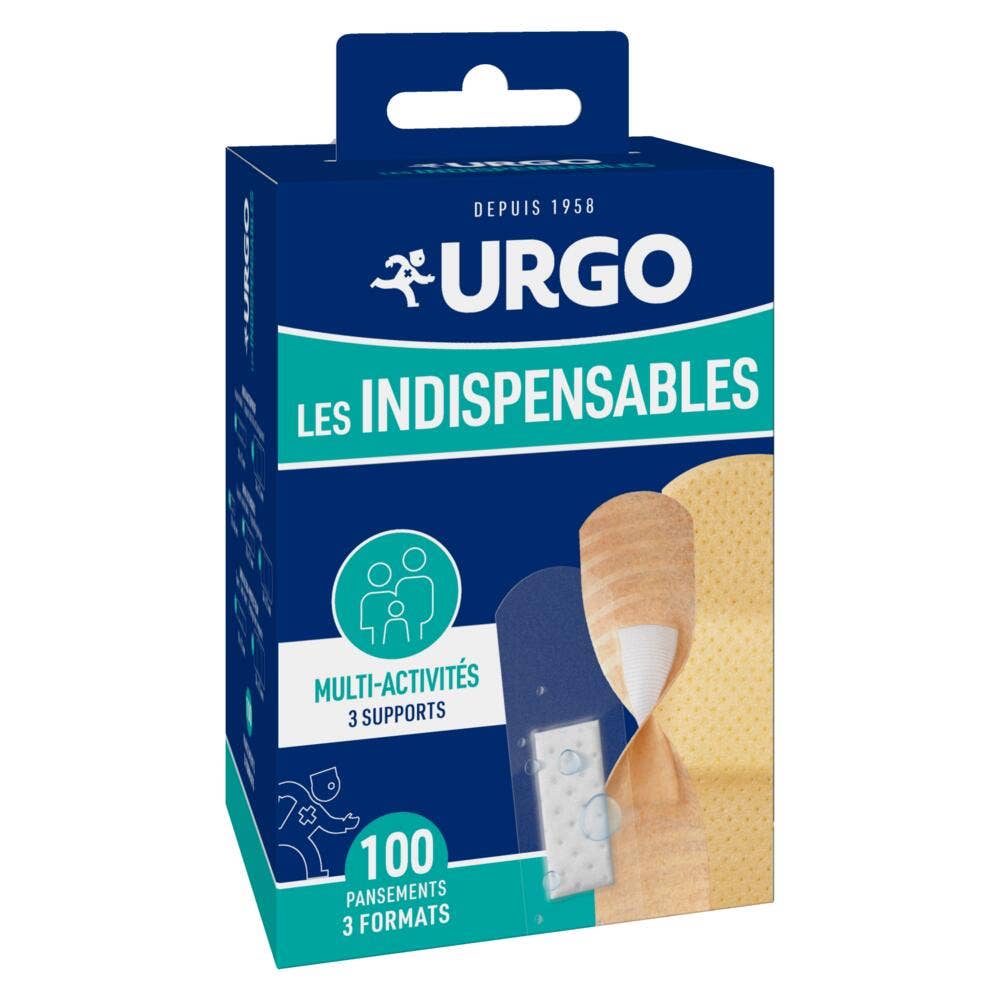 Urgo The Essentials 3 Formats 100 Plasters