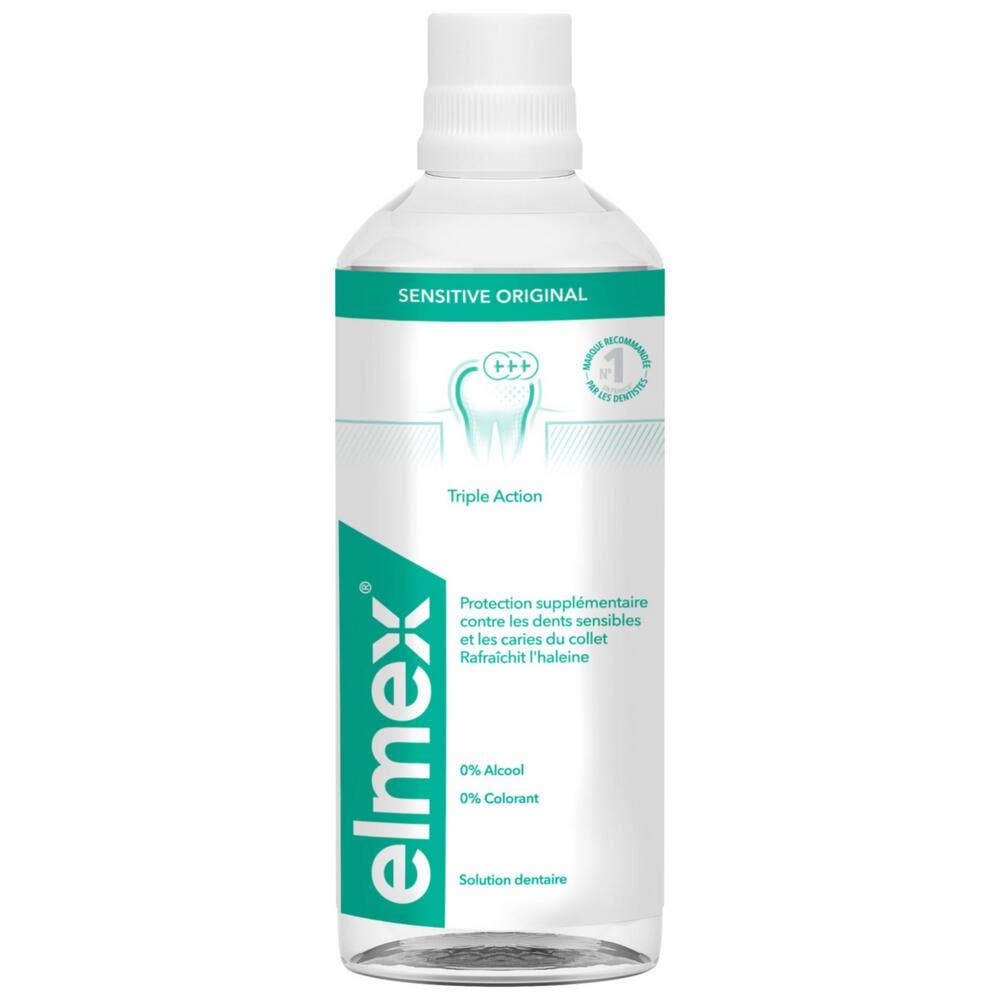 Elmex Sensitive Gentle Alcohol-Free Mouthwash 400 ml