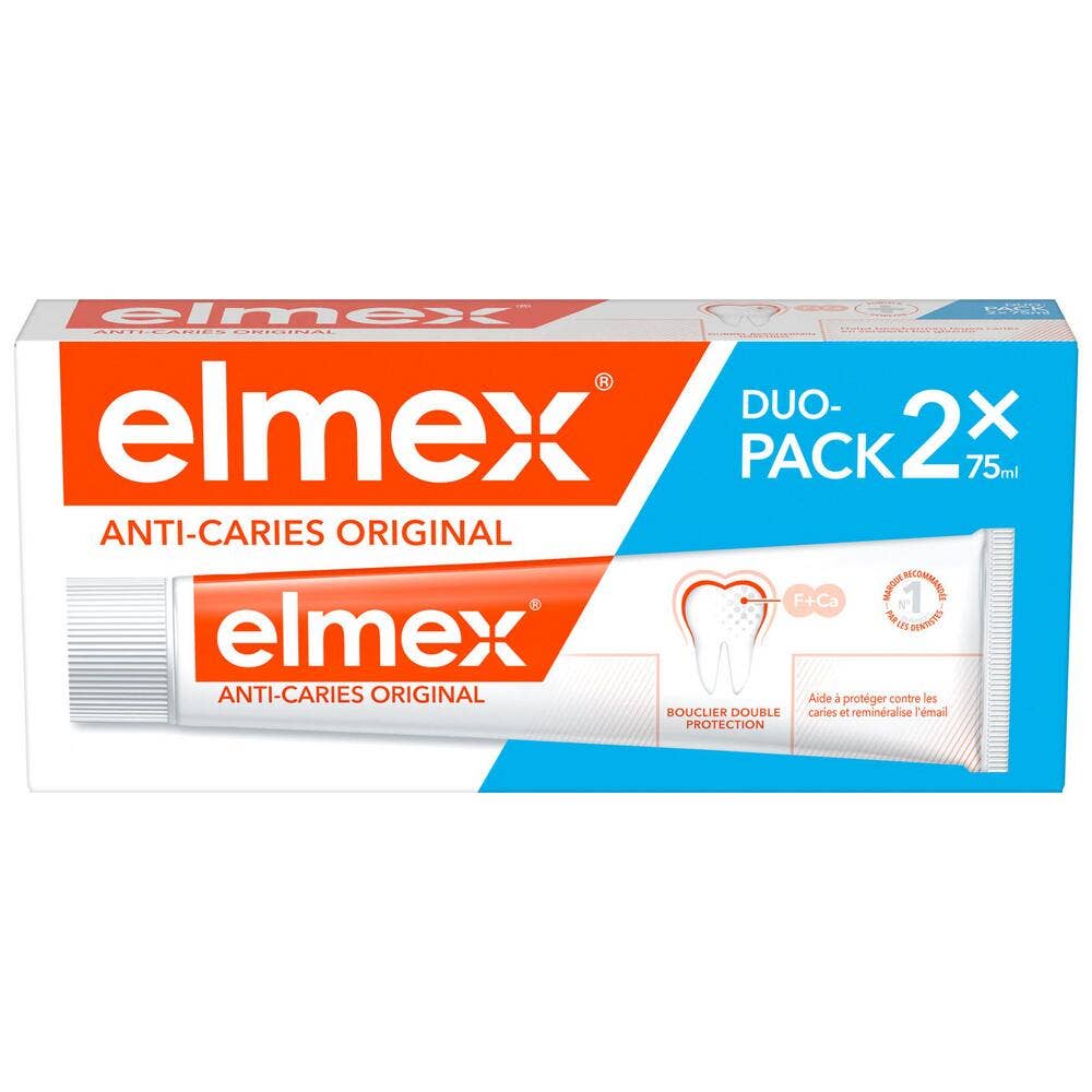 Elmex Anti-Caries Toothpaste 2x75ml
