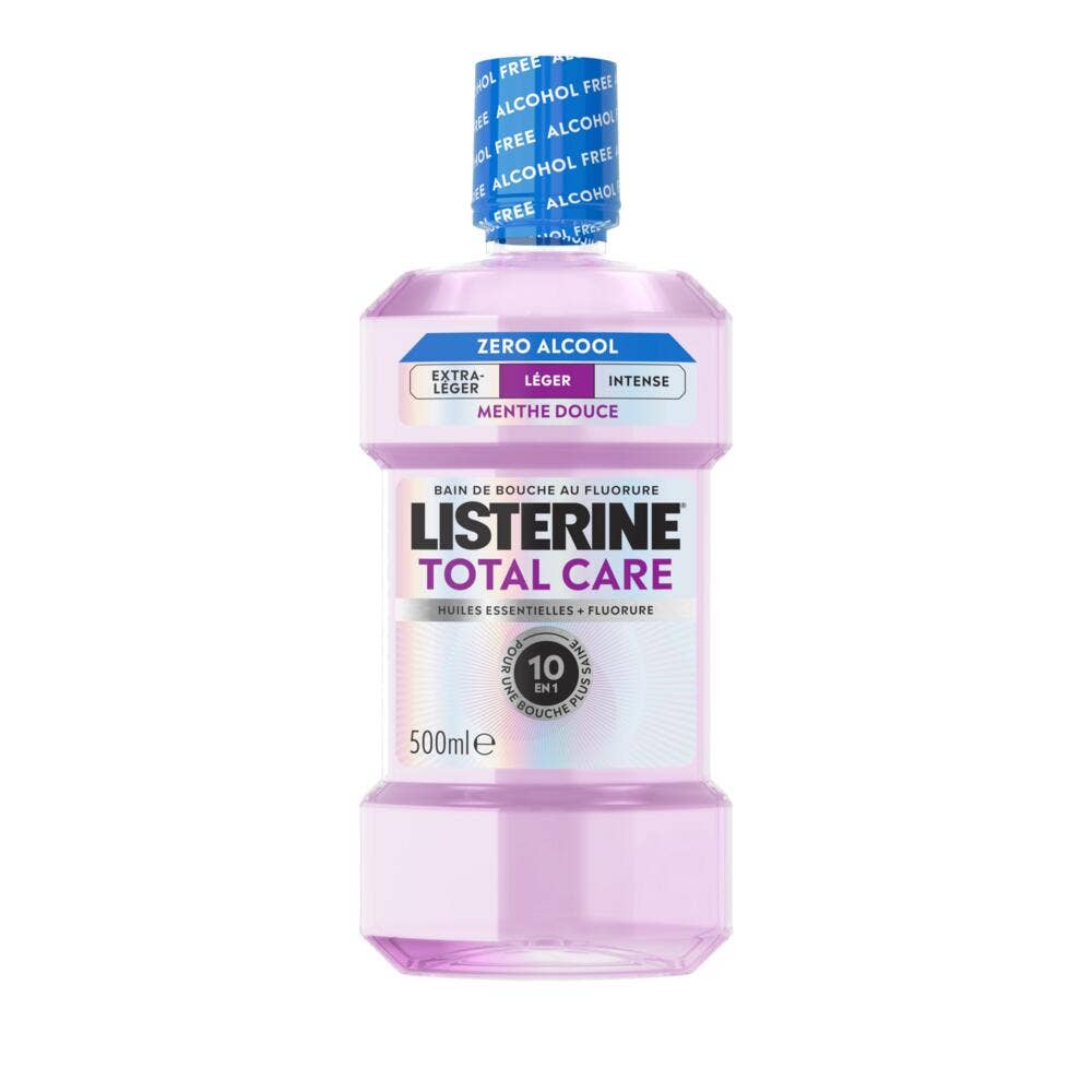 Listerine Total Care mouthwash mild mint, lighter taste 500 ml