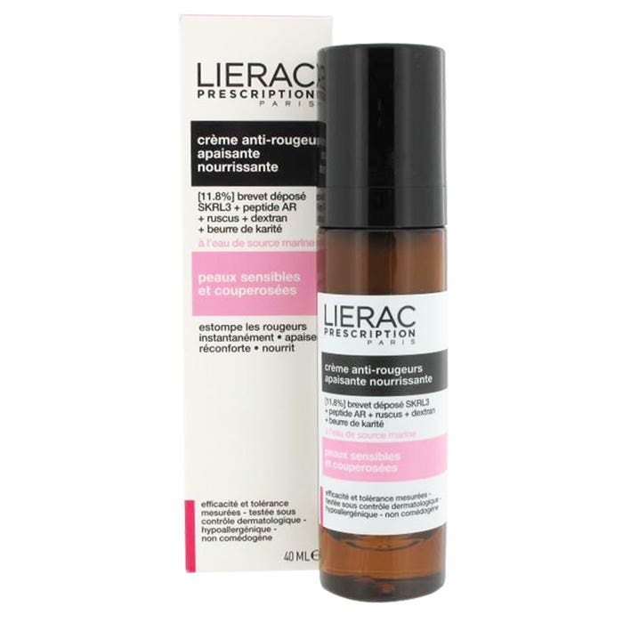 Lierac Prescription Soothing And Nourishing Anti Redness Cream 40ml