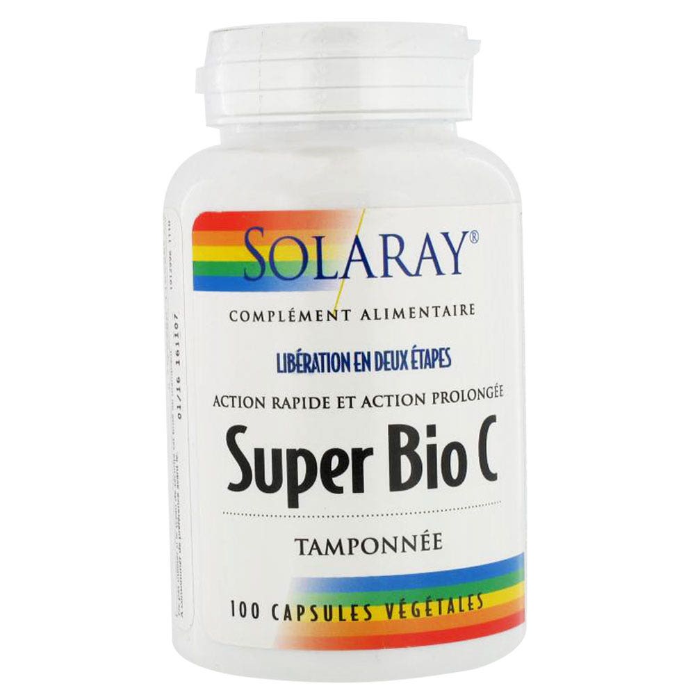 Solaray Super Bio C 100 Caps 500mg