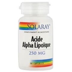 Solaray Alpha Lipoic Acid 30 Gelules 250mg