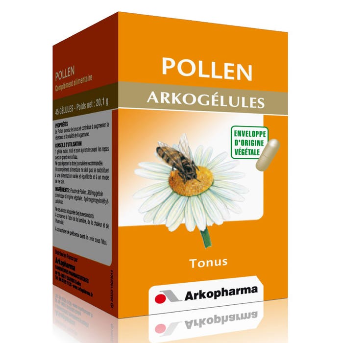 Arkopharma Arkogélules Arkogelules Pollen 45 Capsules