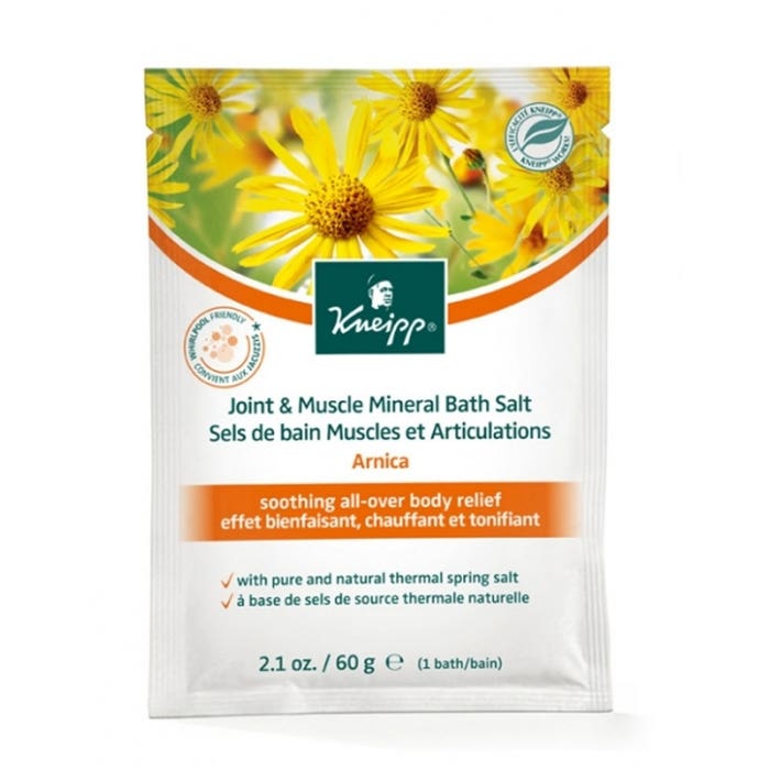 KNEIPP JOINT AND MUSCLE MINERAL BATH SALT WITH  ARNICA UNIDOSE 60 G