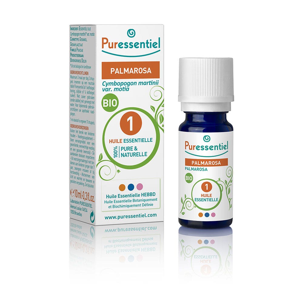 Puressentiel Essential Oils Organic Palmarosa Essential Oil 10ml