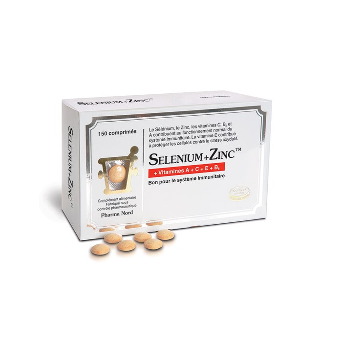 Selenium + Zinc - Essential Antioxidants 150 Tablets 150 Comprimes Pharma Nord