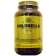 Solgar Chlorella X 100 Capsules Detox Elimination des toxines