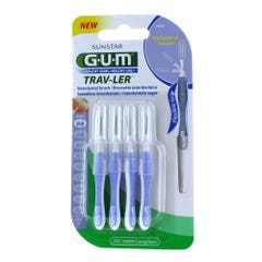 Gum Trav-ler Interdental Brushes 1312 Trav-ler 0,6mm X4 x4