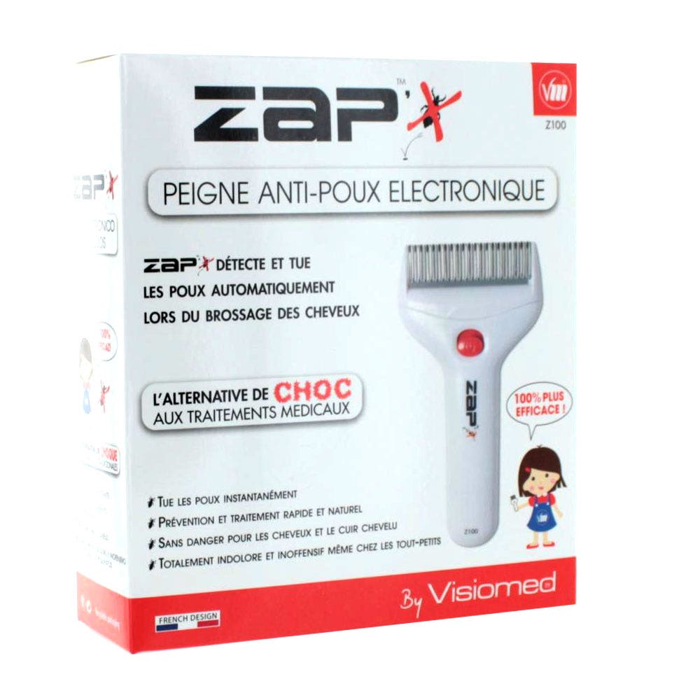 Visiomed Zap Z100 Electronic AntiLice Comb Easypara