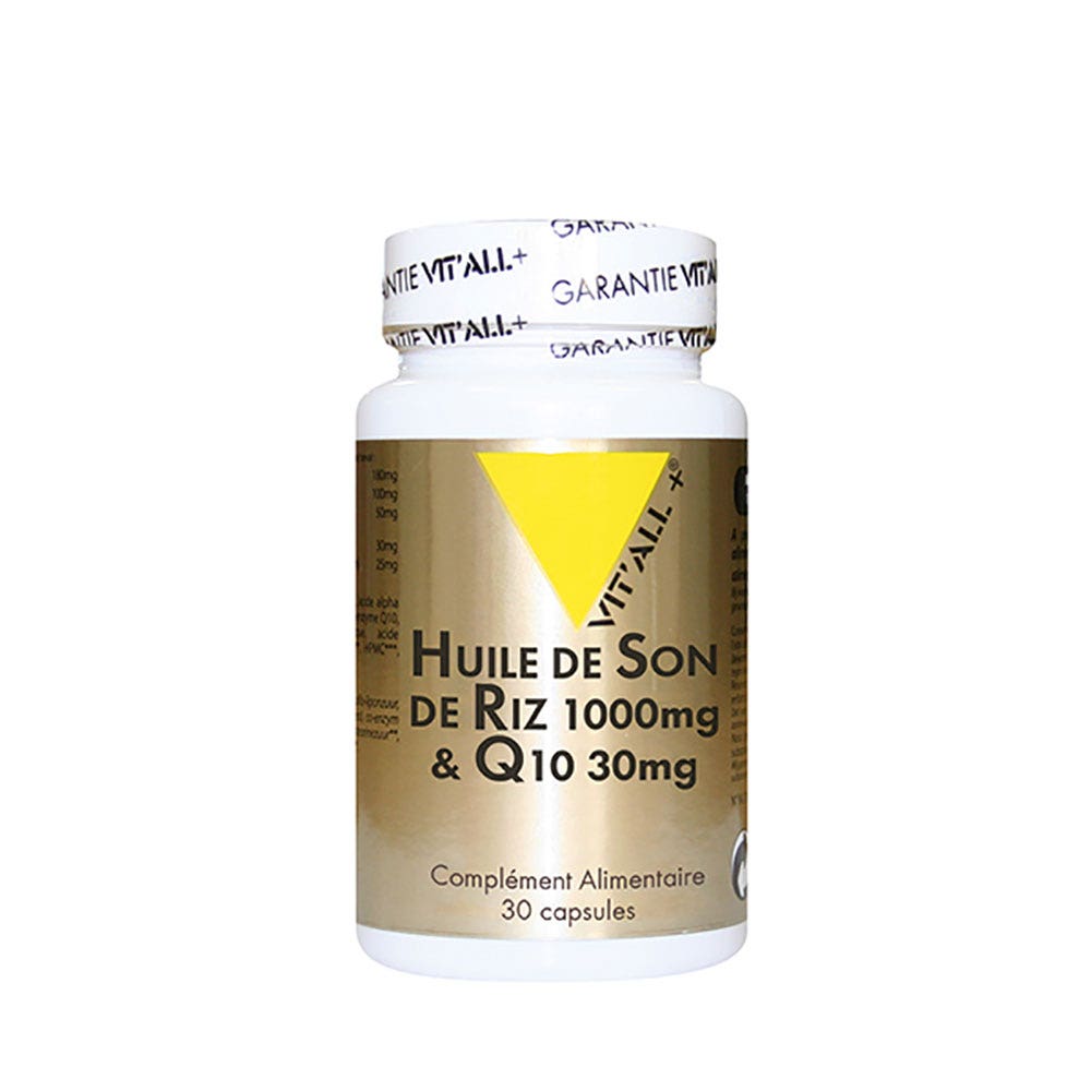 Vit'All+ Q10 Rice Bran Oil 1000mg 1000mg 30 tablets