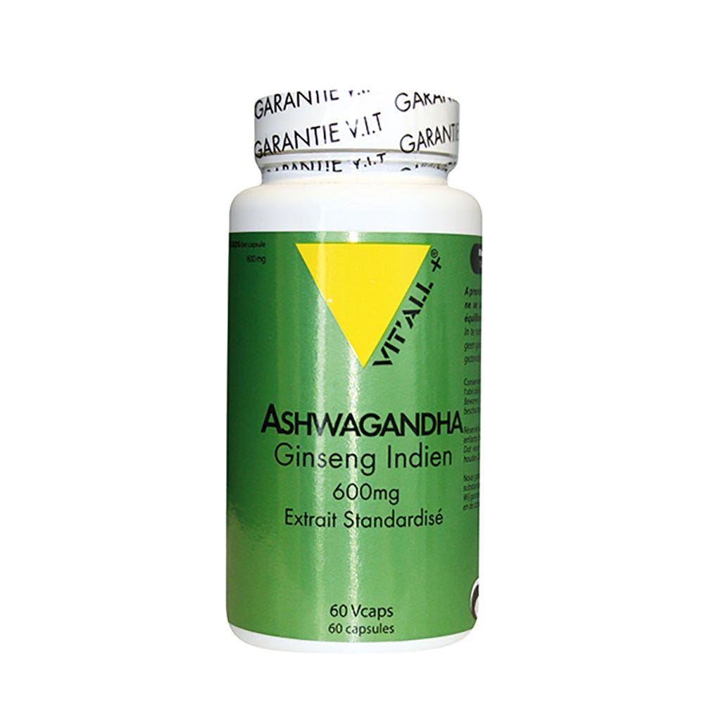 Ashwagandha 60 Tablets Stress + 600mg Vit'All+
