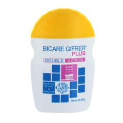 Gifrer Bicare Soda Bicarbonate Double Action Mouth Powder Plus 60g