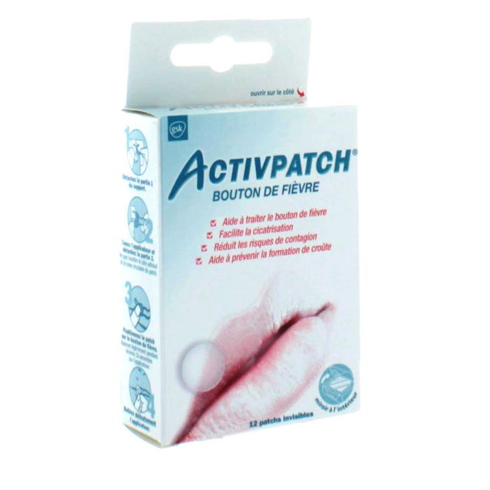 Activpatch Alloga Nhs Activpatchcold Sore 12 Patches - Easypara