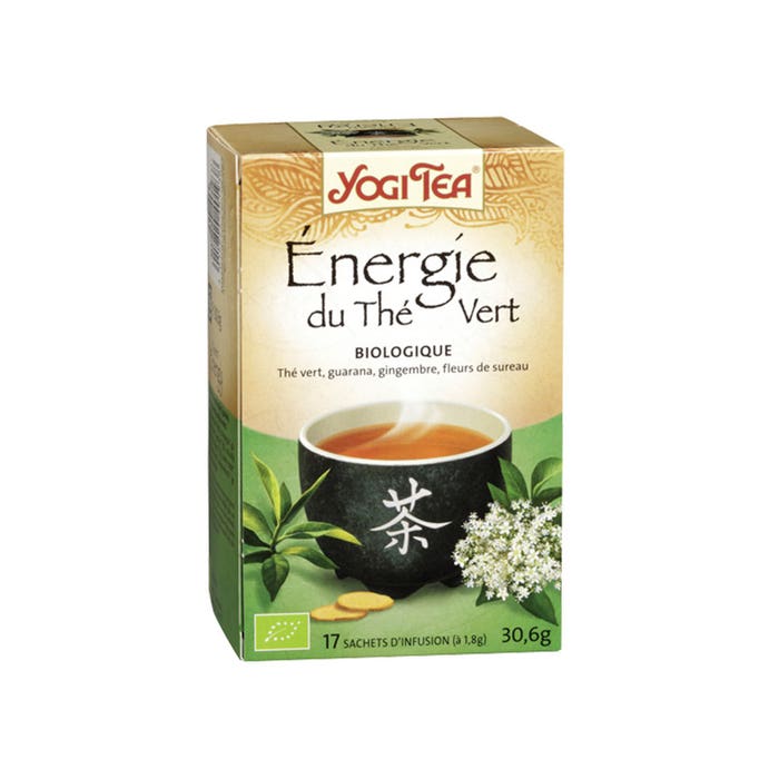 Energy From Thea Green 17 Sachets Yogi Tea