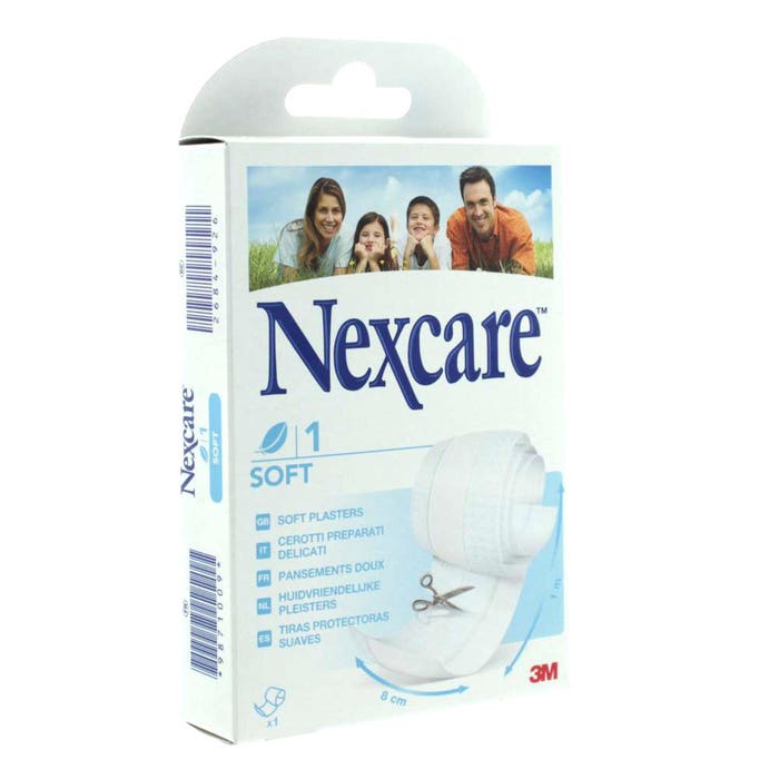 Sensitive & Soft Strip A Decouper 8cmx1m Nexcare Nexcare
